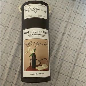 Faith•Hope•Love Wall Lettering